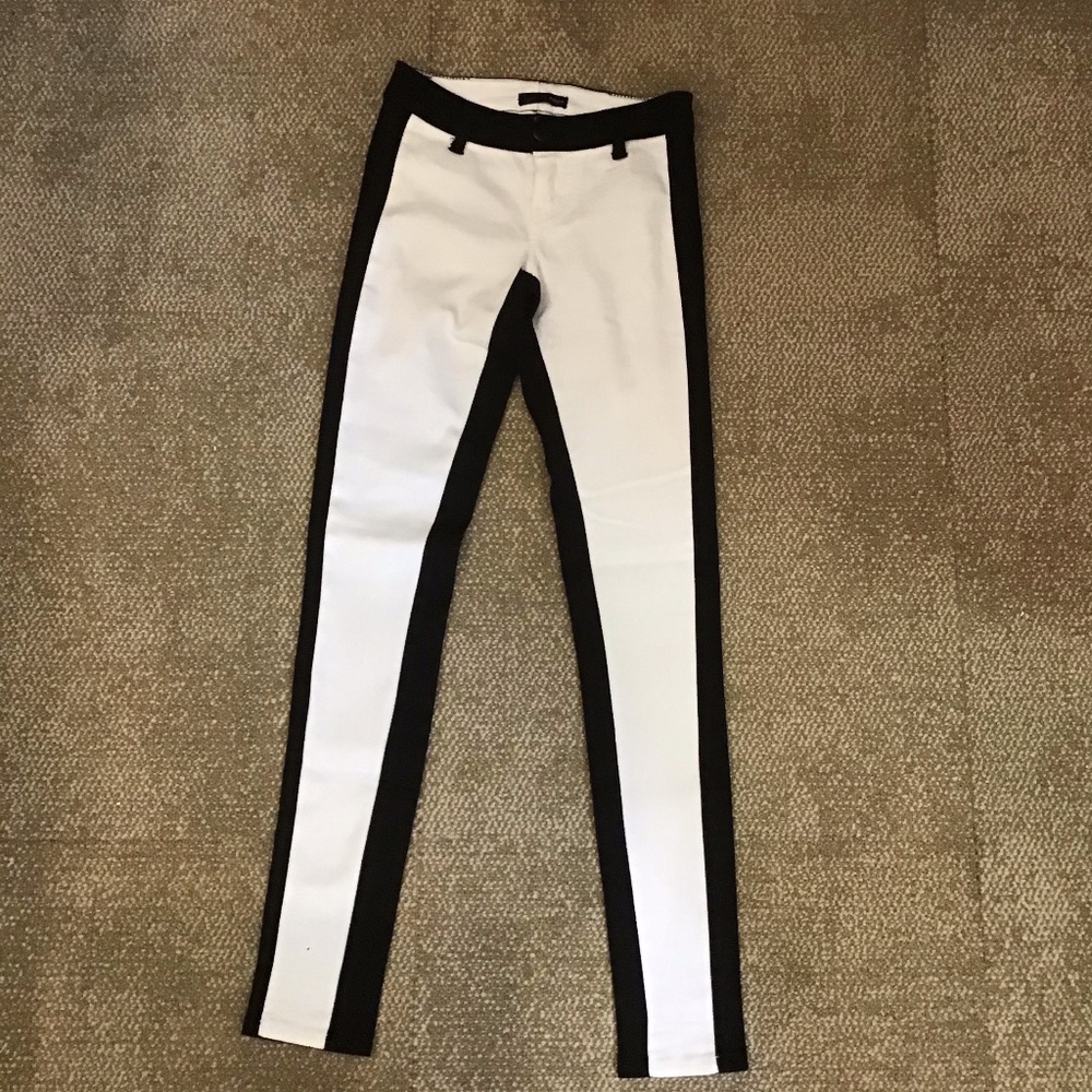 Black and White Aqua Pants